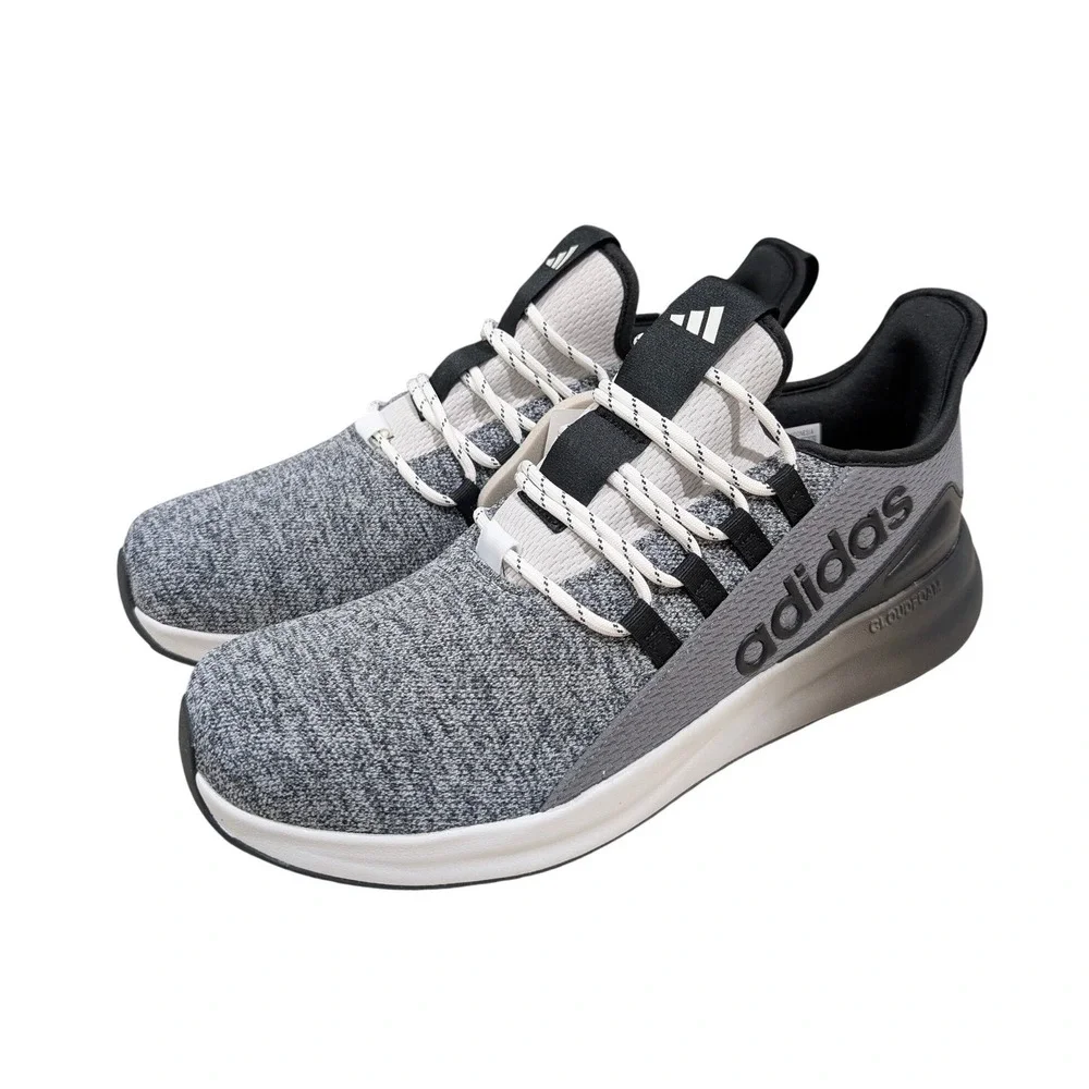 Adidas Lite Racer Adapt 8.0 Wide Mens Shoes Grey Black KJ5076 Size 11 NIB